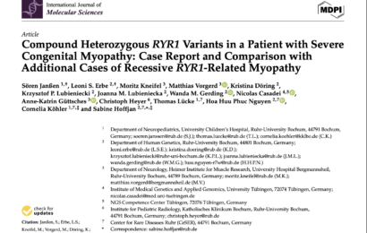 Compound Heterozygous RYR1 Variants in a Patient with Severe Congenital Myopathy: Case Report and Comparison with Additional Cases of Recessive RYR1-Related Myopathy